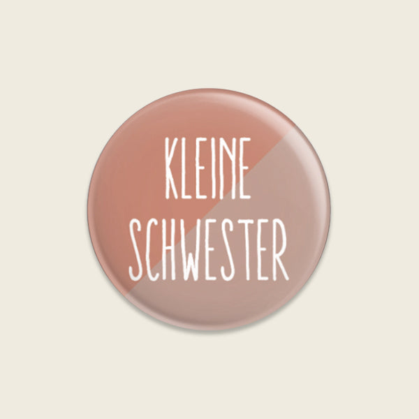 Ava & Yves - Kinder Button Kleine Schwester, rosa