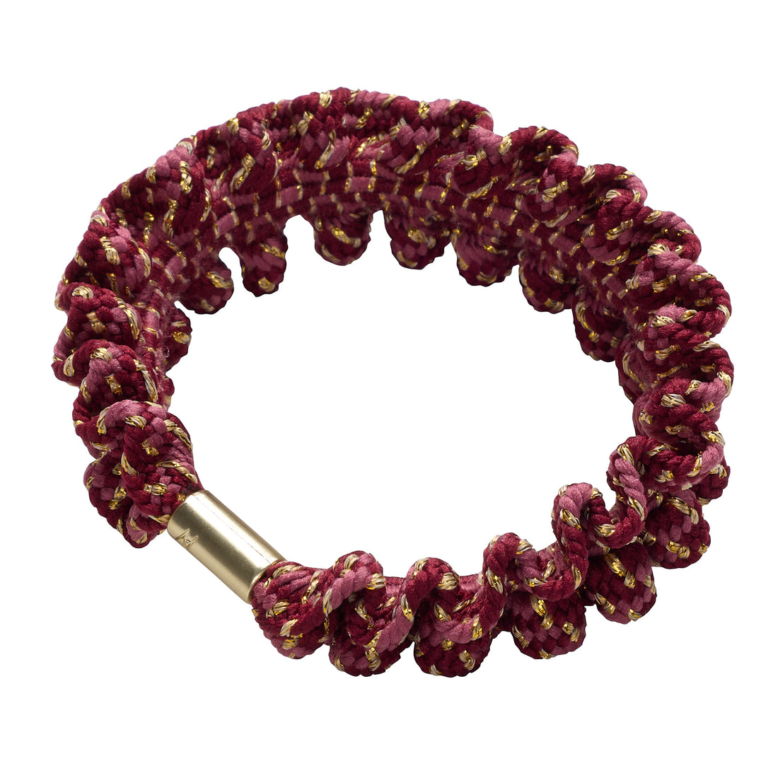 Annica Vallin - Haargummi Alexa bordeaux glitzer