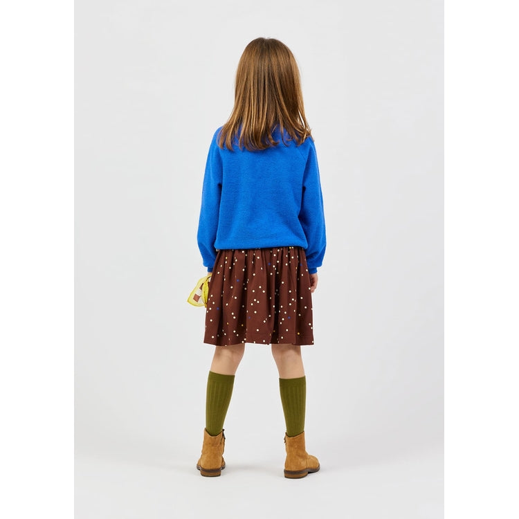 Arsène et les Pipelettes - Kinder Sweatshirt Baumwoll-Frottee blau MINI & ME
