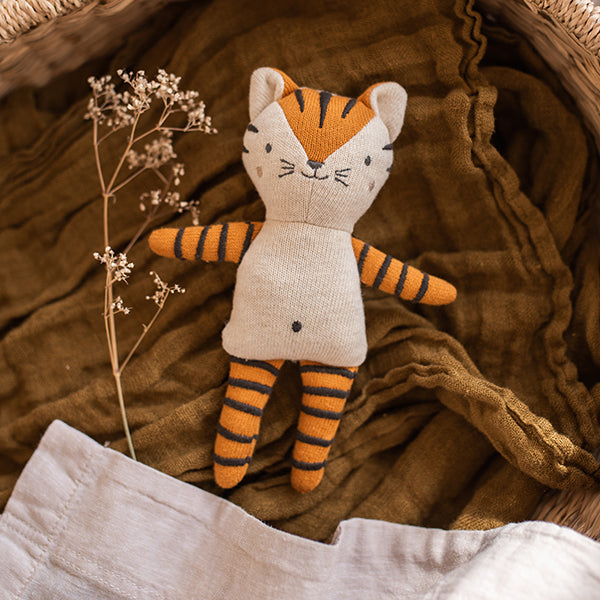 Ava & Yves - Babyrassel Tiger, natur