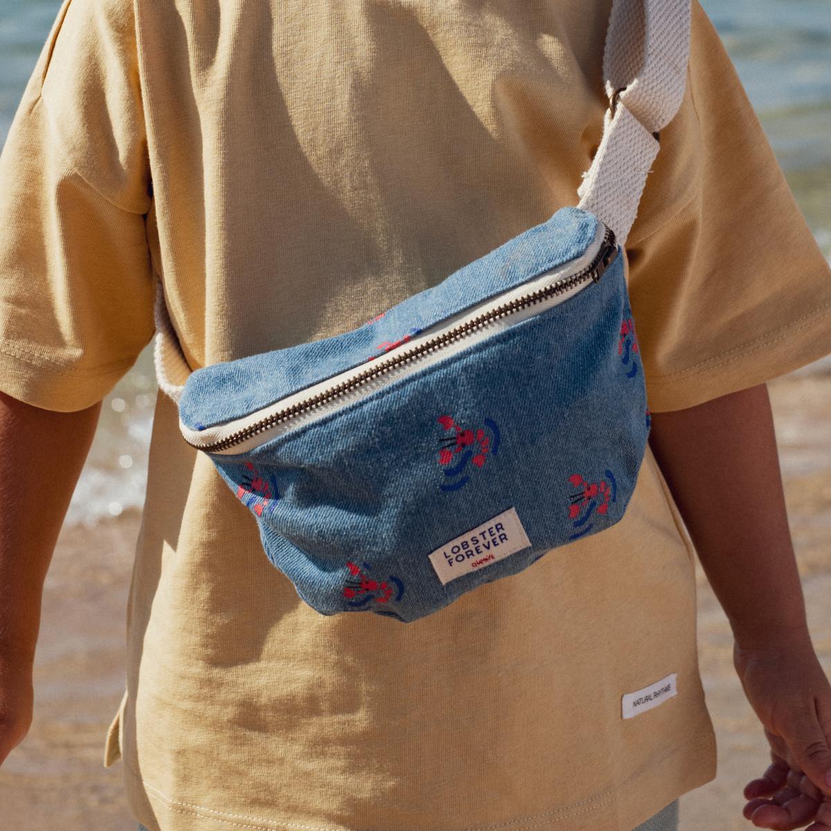 Chamaye - Kinder Bauchtasche Jeans Lobster