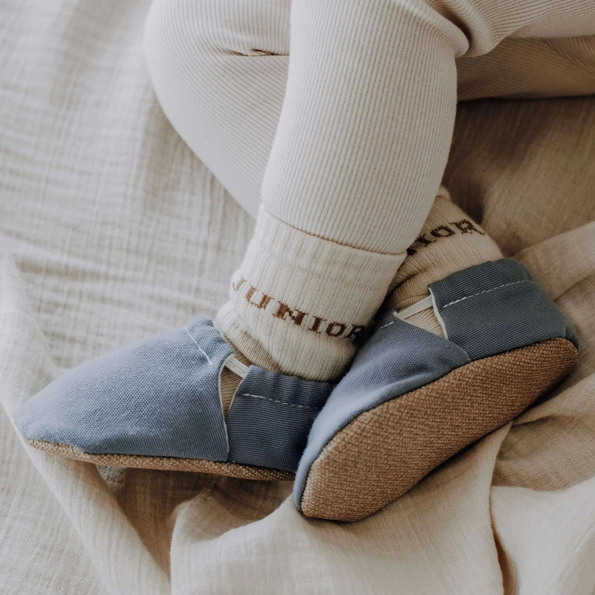 Cosy Roots - Baby Schuhe vegan blau
