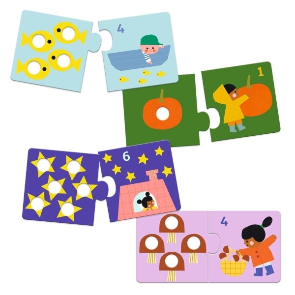Djeco-Zahlen-Puzzel