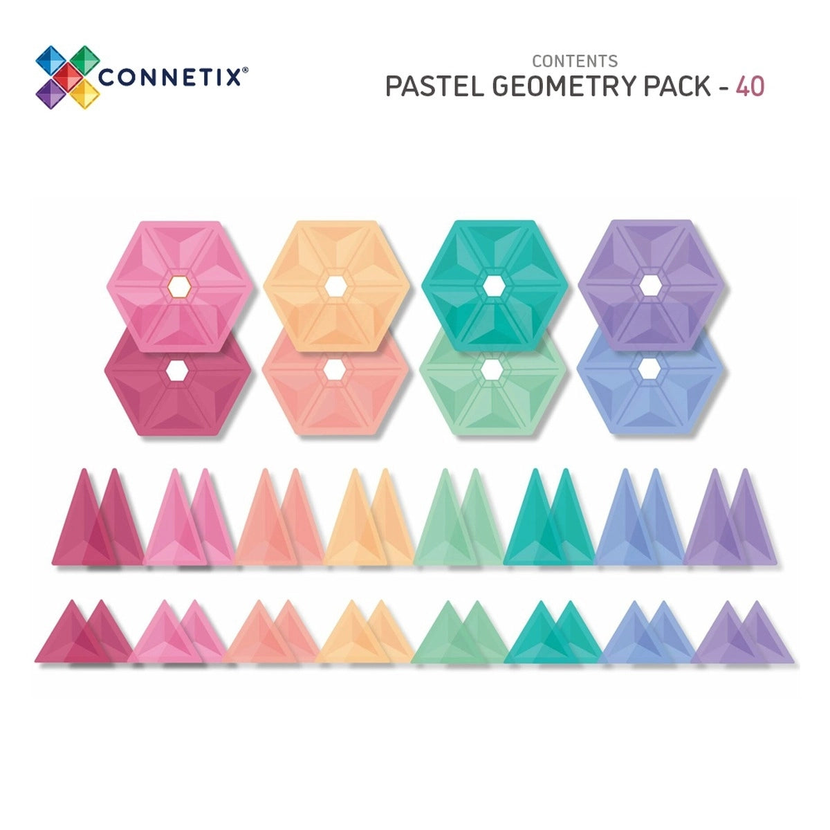 Connetix - Magnetbausteine Pastel Geometry