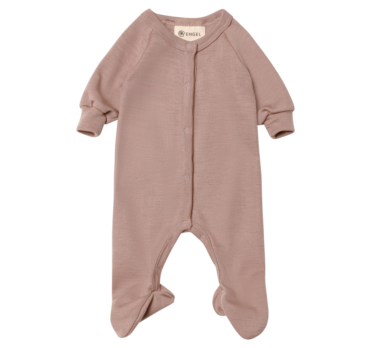 Engel - Baby-Schlafoverall Strampler Wolle/ Seide rosa
