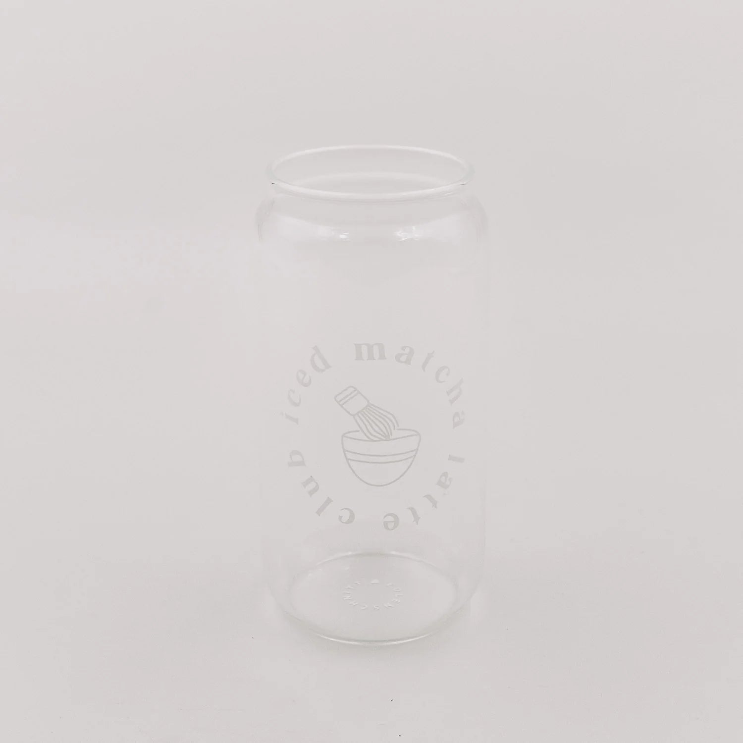 Eulenschnitt - Hohes Trinkglas Iced Matcha Latte Club