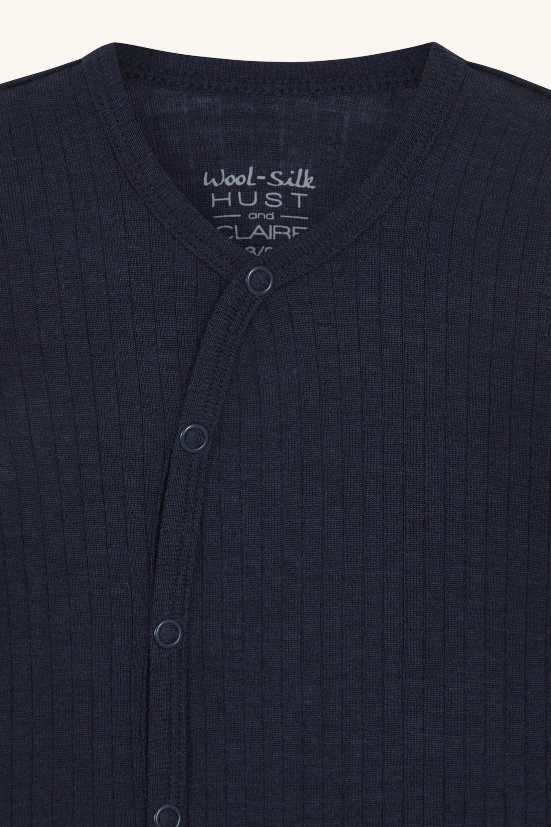 Hust & Claire - Baby Srampler Wolle/ Seide dunkelblau