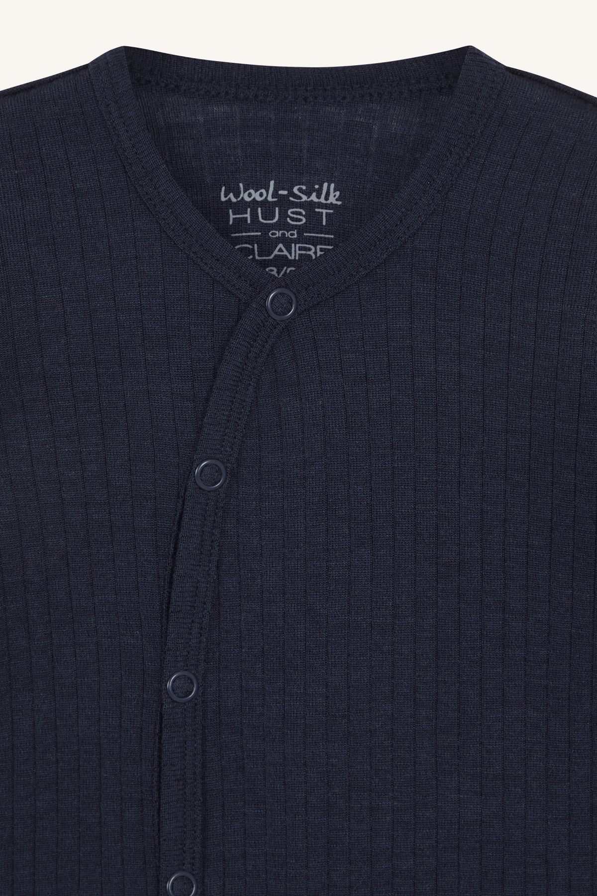 Hust & Claire - Baby Srampler Wolle/ Seide dunkelblau