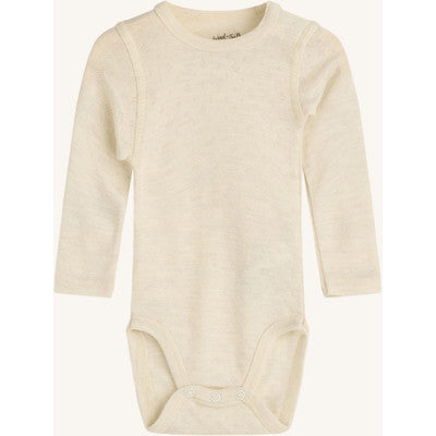 Hust & Claire - Baby Body Wolle/Seide Natur