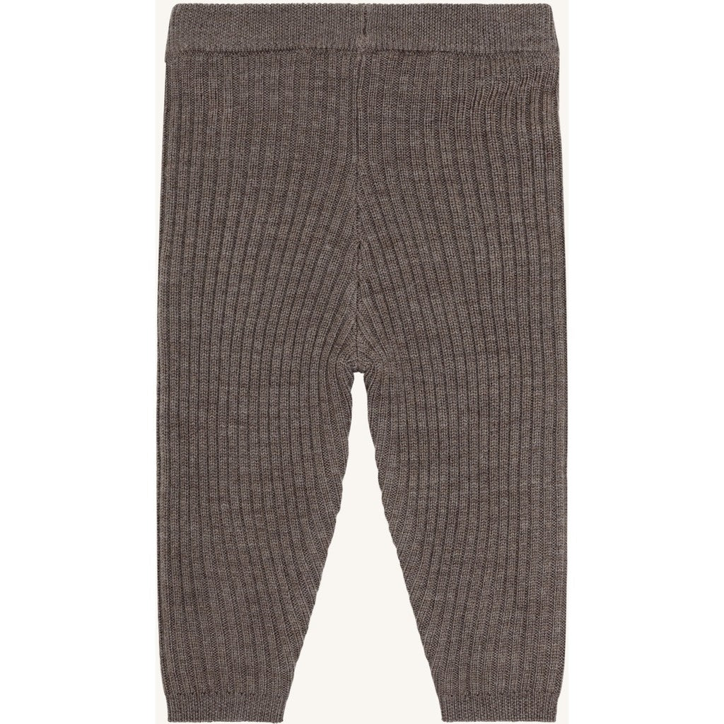 Hust & Claire - Baby Leggings aus Merinowolle Braun