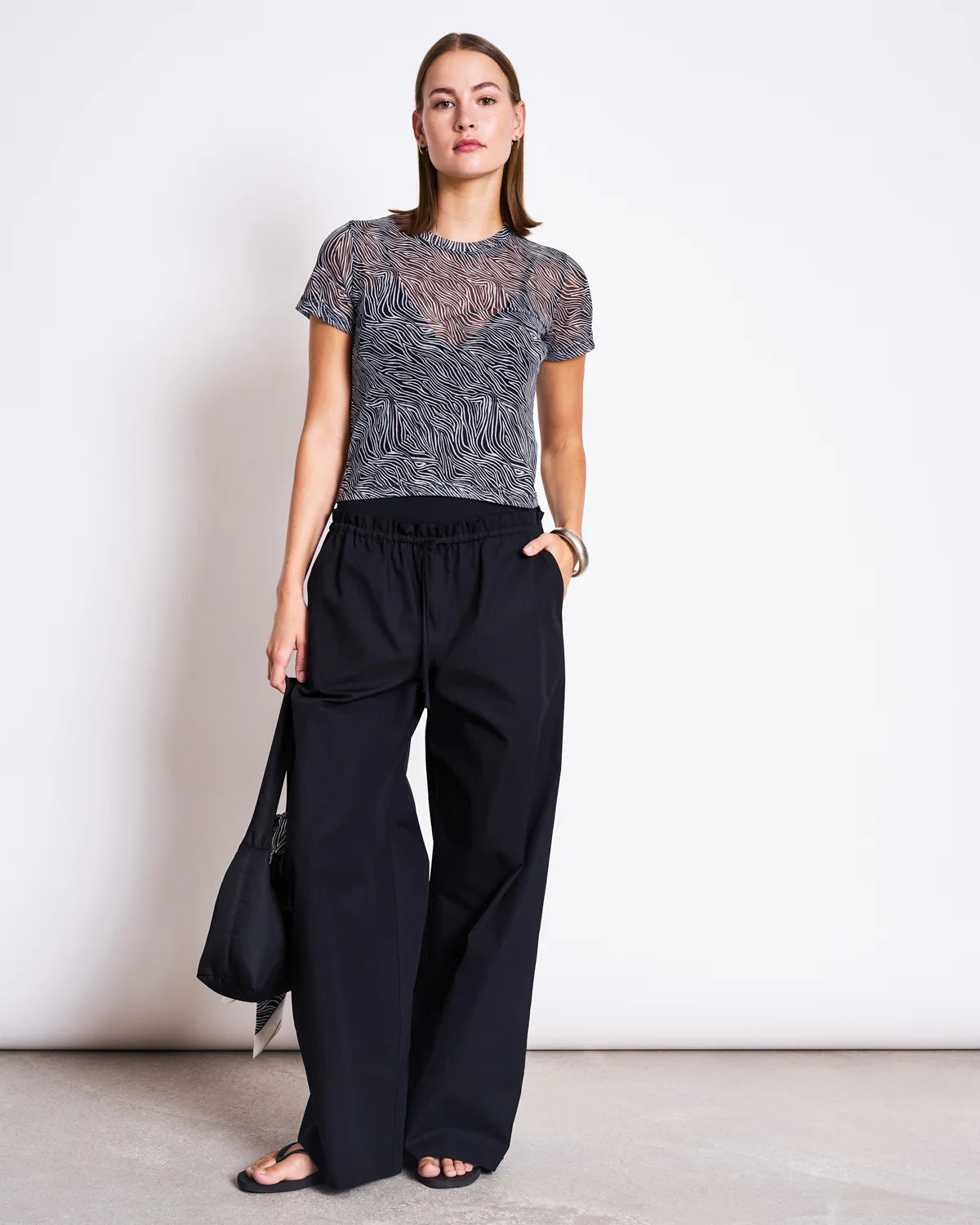 Jan ´n June - Mesh T-Shirt Evie mit Zebra-Print