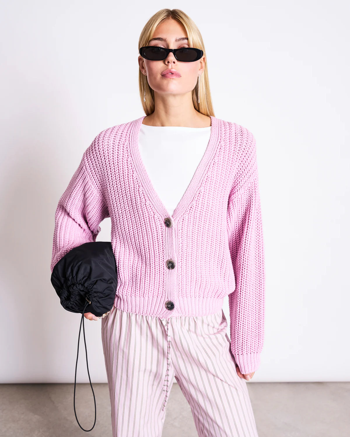Jan ´n June - Damen Strickjacke "Lena" rosa