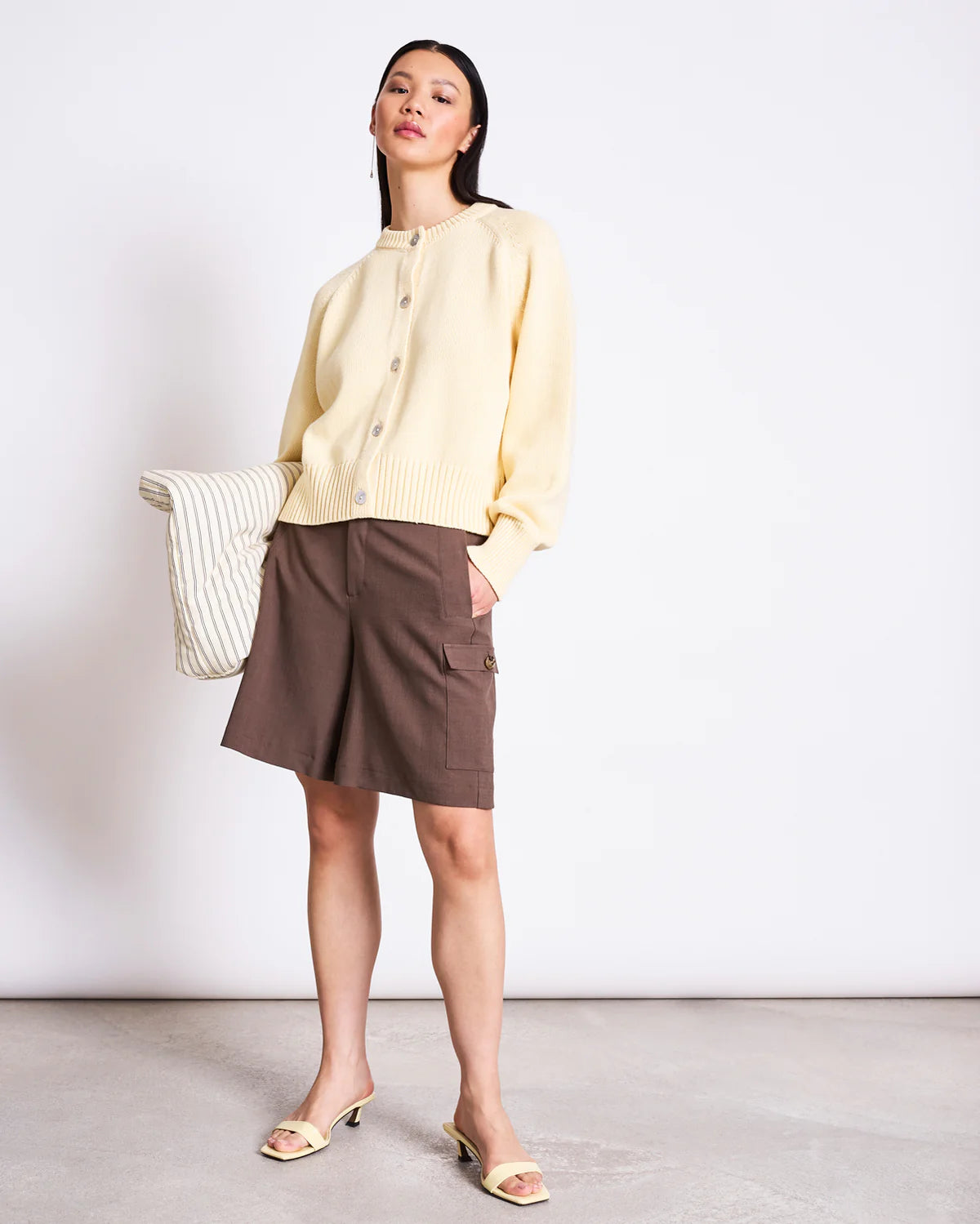 Jan ´n June - Damen Cardigan "Sivia" Gelb