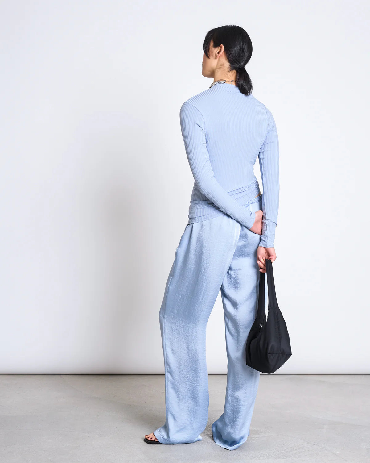 Jan ´n June - Asymmetrisches Langarmshirt Tove Blau