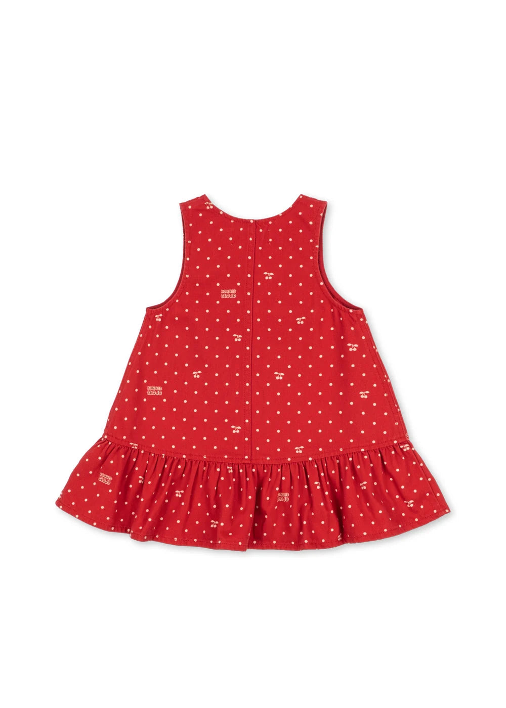 Konges Slojd - Kinder Kleid Magot Baumwolle (bio) rot mit Punkten (Kopie)