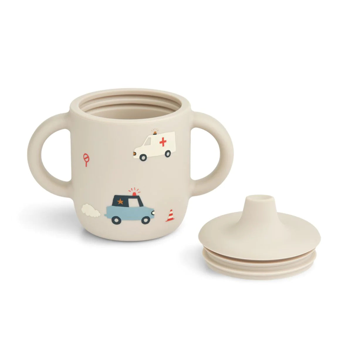 Liewood - Neil cup - Silikon Kindertasse Emergency
