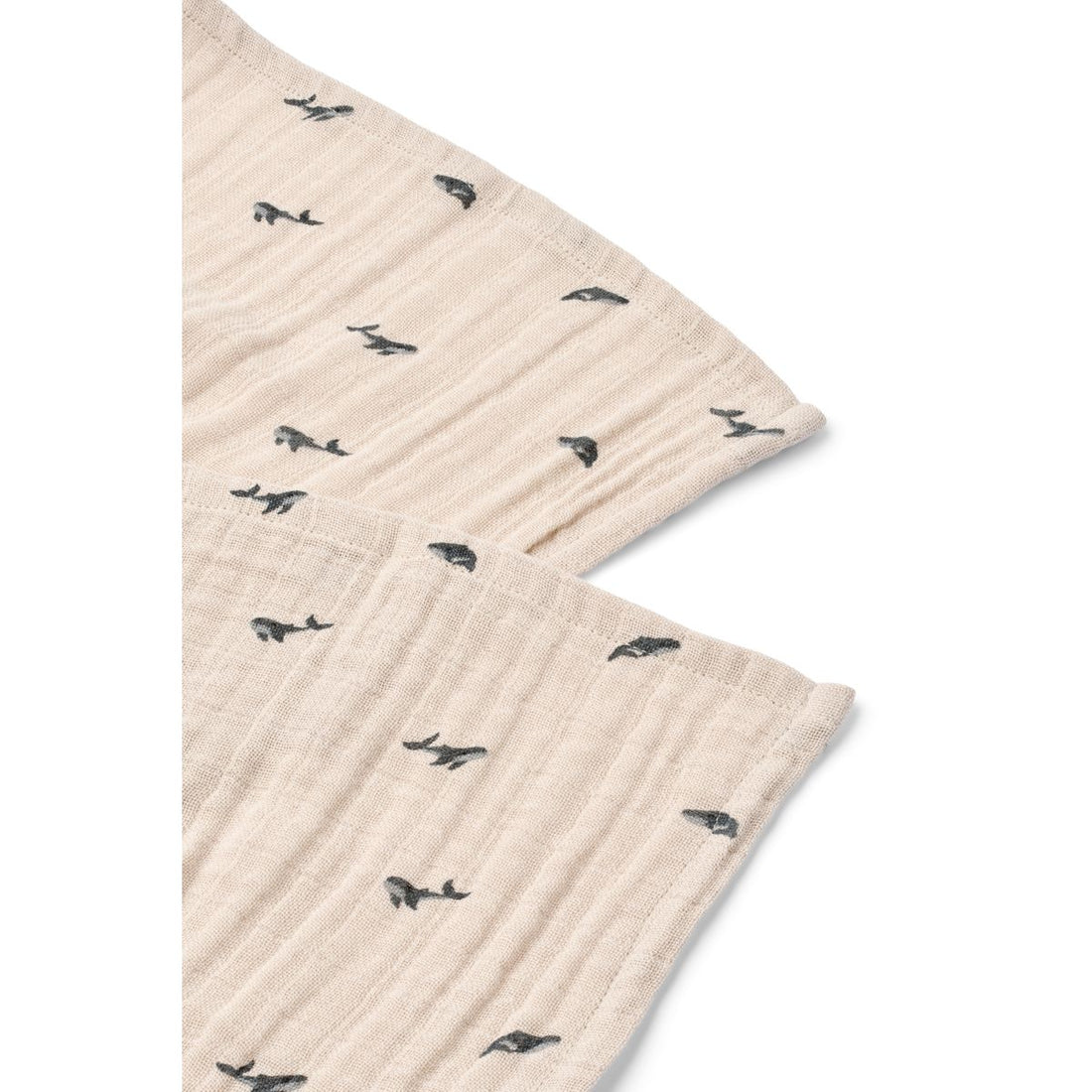 Liewood - Baby Swaddle Biobaumwolle Wal 2-er Set