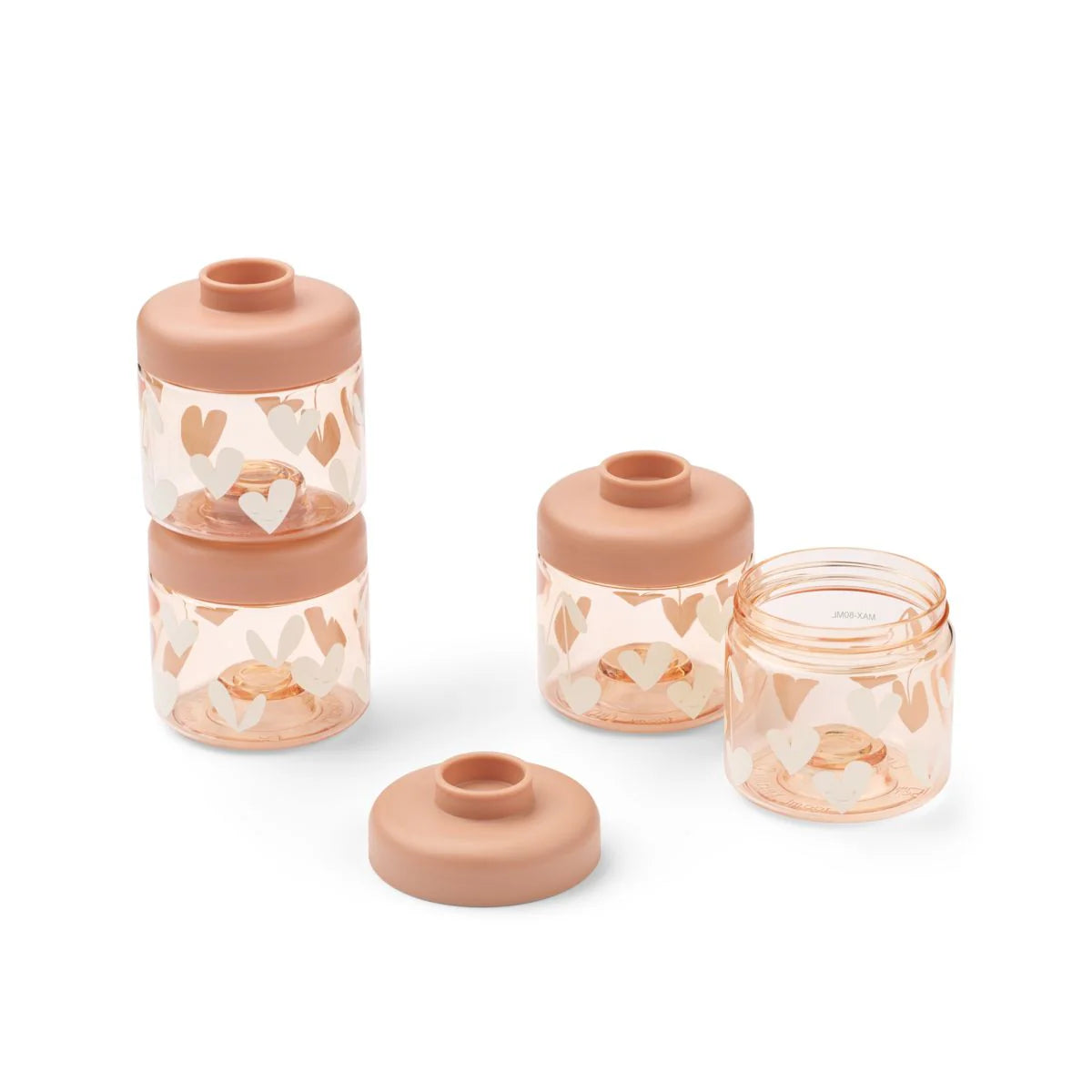 Liewood - Babynahrungsboxen mit Herzen