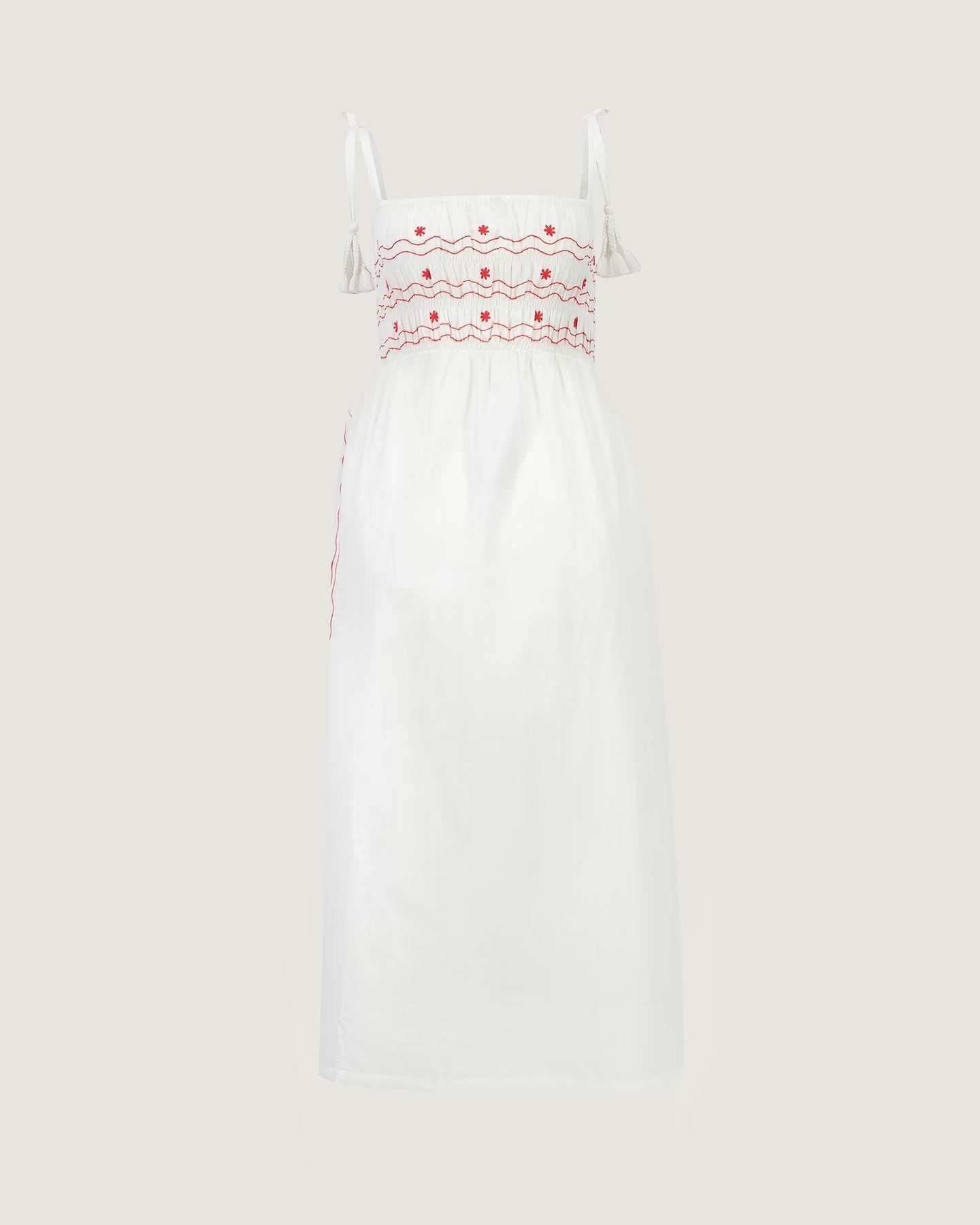 Maison Labiche Paris - Damen Kleid Stickerei Meerestiere