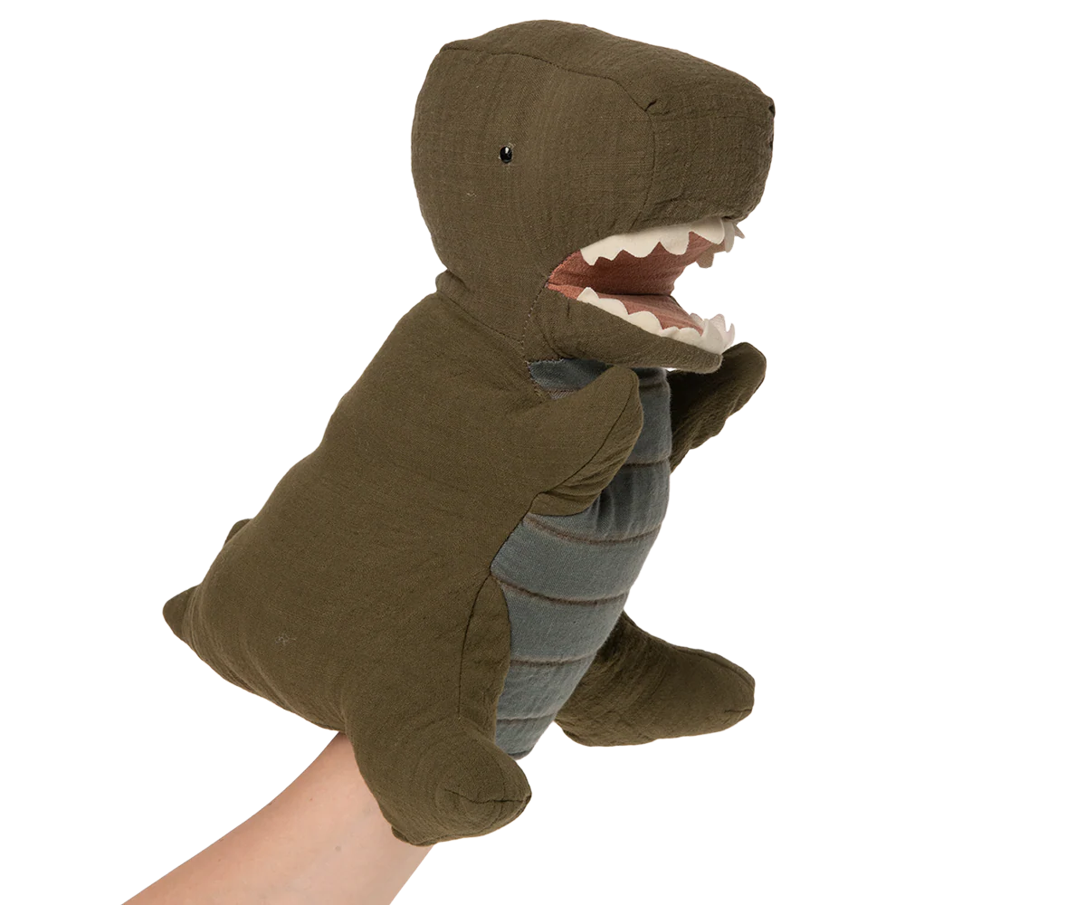 Maileg - Ganto-Rex Handpuppe grün