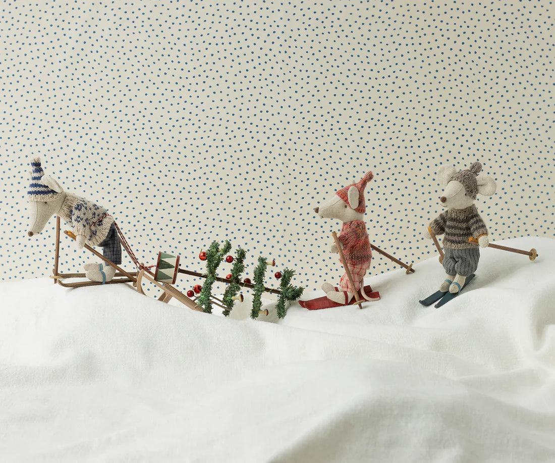 Maileg - Wintermaus mit Skiset Große Schwester