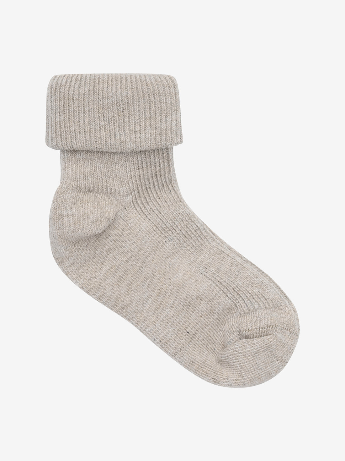 Minymo - 2er-Pack Socken gerippt Beige
