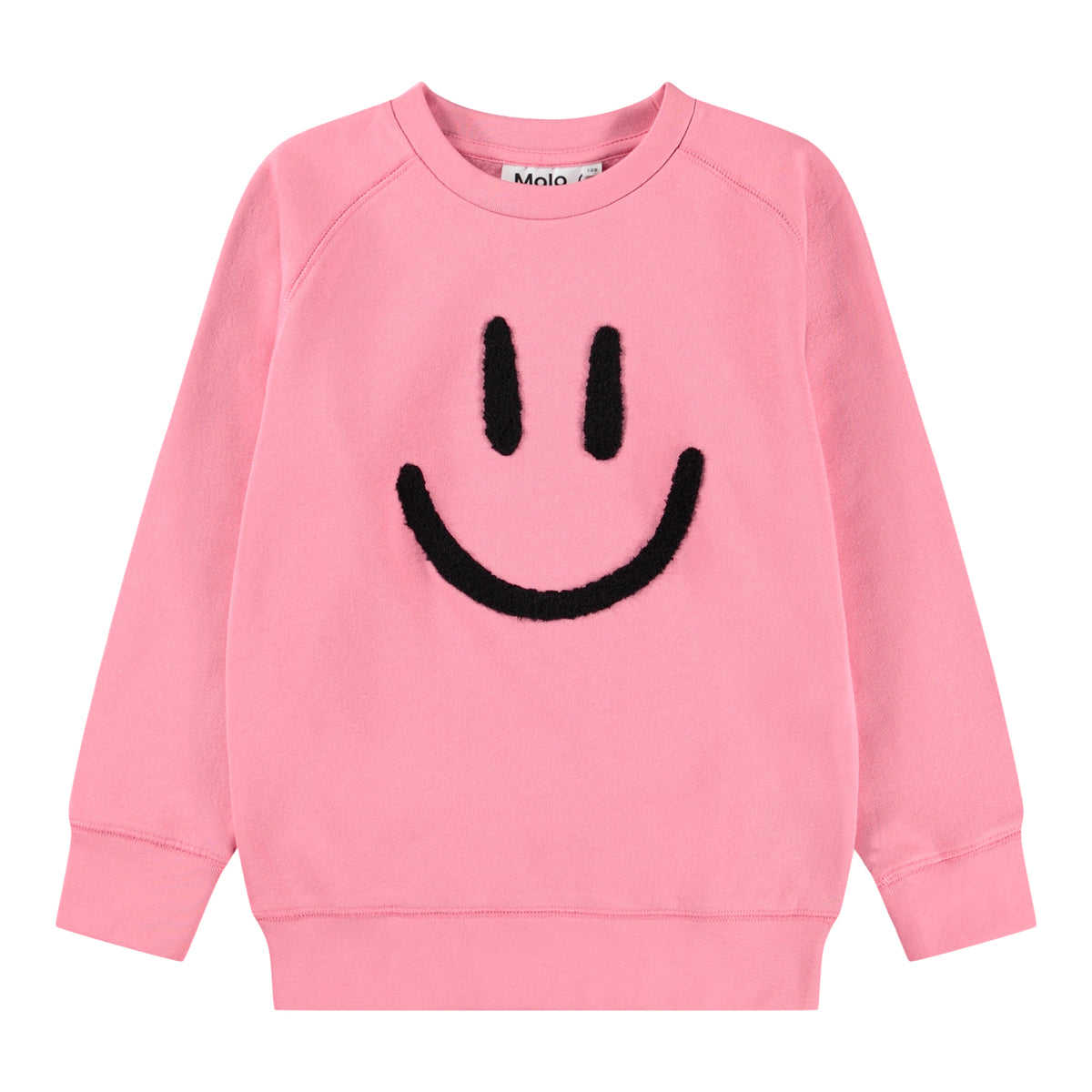 Molo - Sweatshirt in rosa mit Smiley