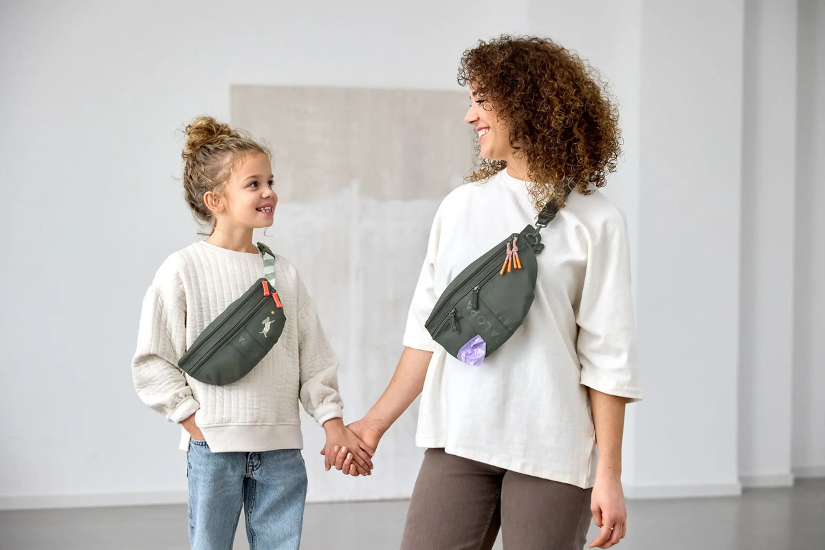 PALOPA - Kinder Bauchtasche Mini Enja Hund grün MINI & ME