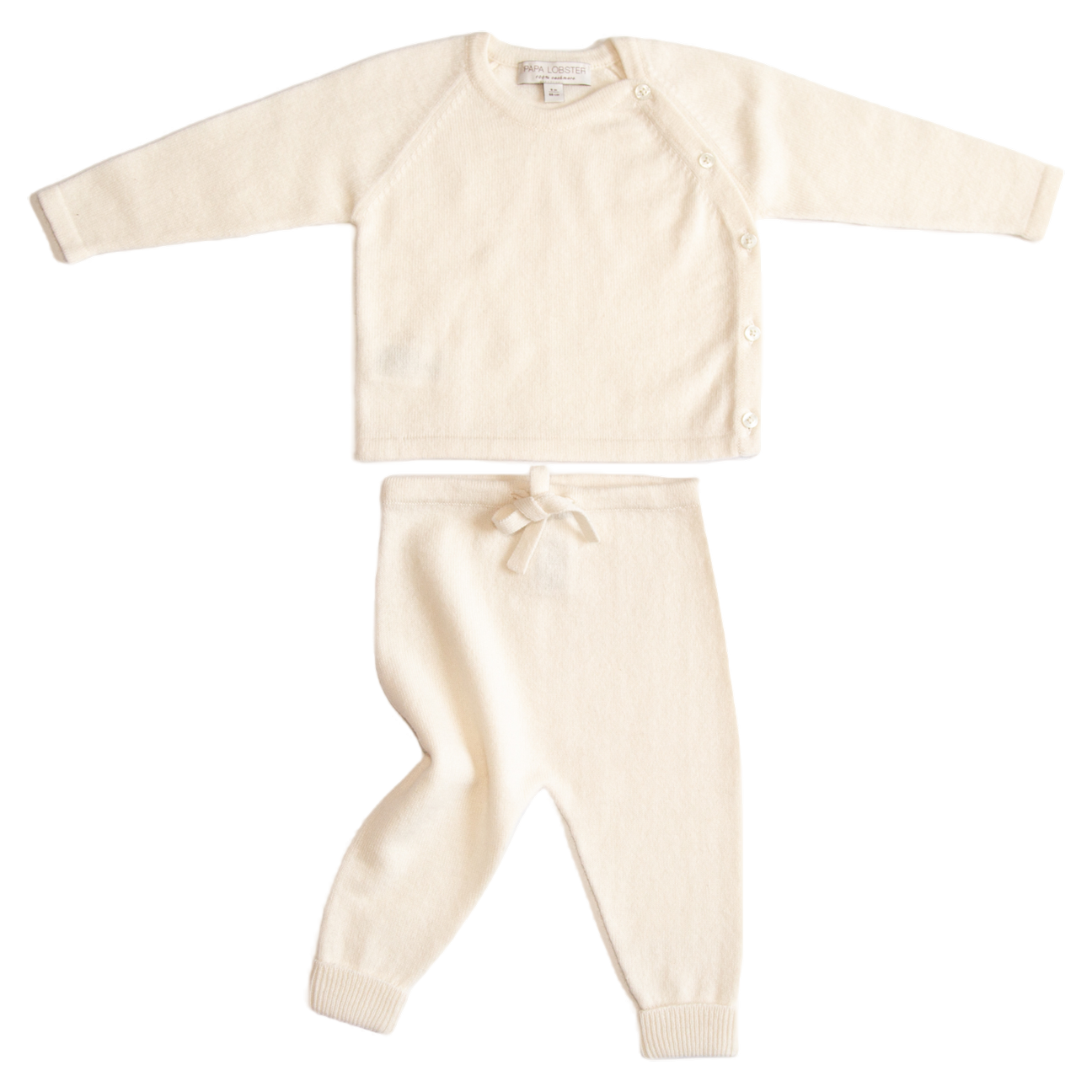 Papa Lobster - Cashmere Babyset natur