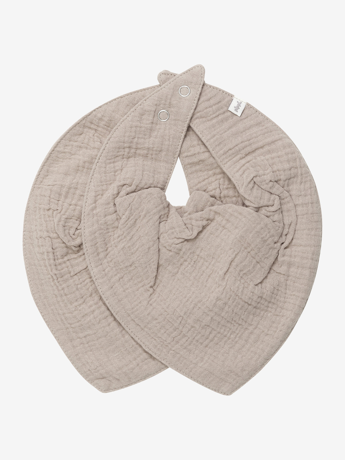 Pippi - Baby Dreieckstuch 2er-Set Musselin Beige