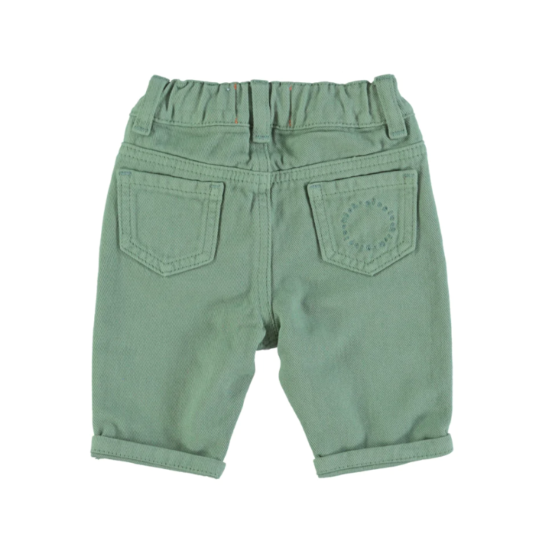 Piupiuchick - Babyhose Baumwolle grün