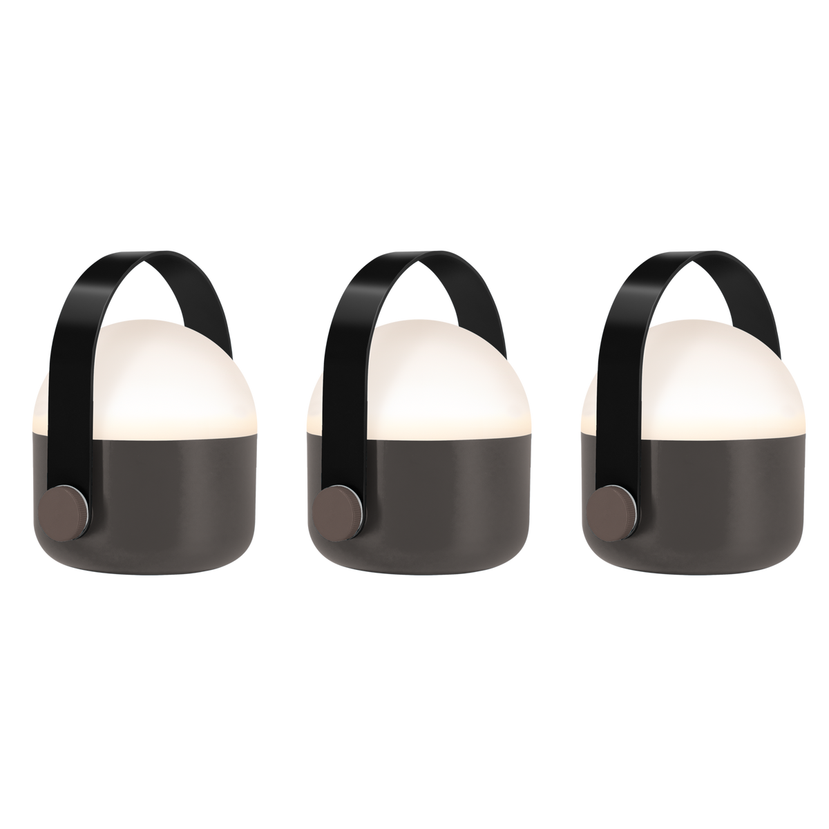 Remember - LED-Leuchten im 3er-Set, schwarz