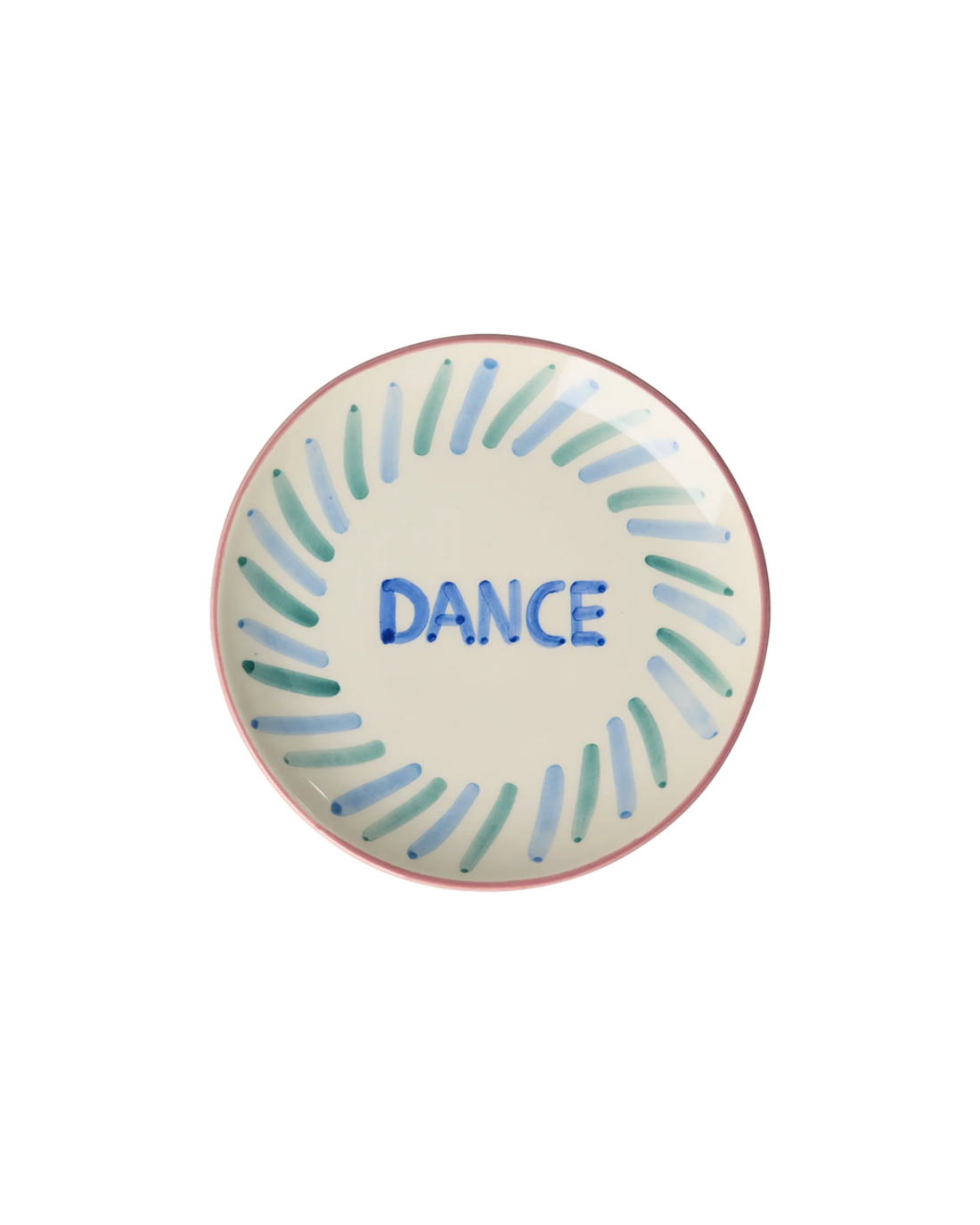 Rice - Kuchenteller handbemalt DANCE