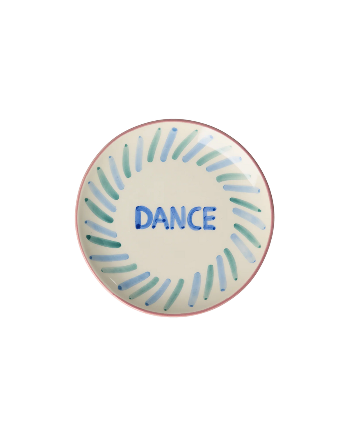 Rice - Kuchenteller handbemalt DANCE