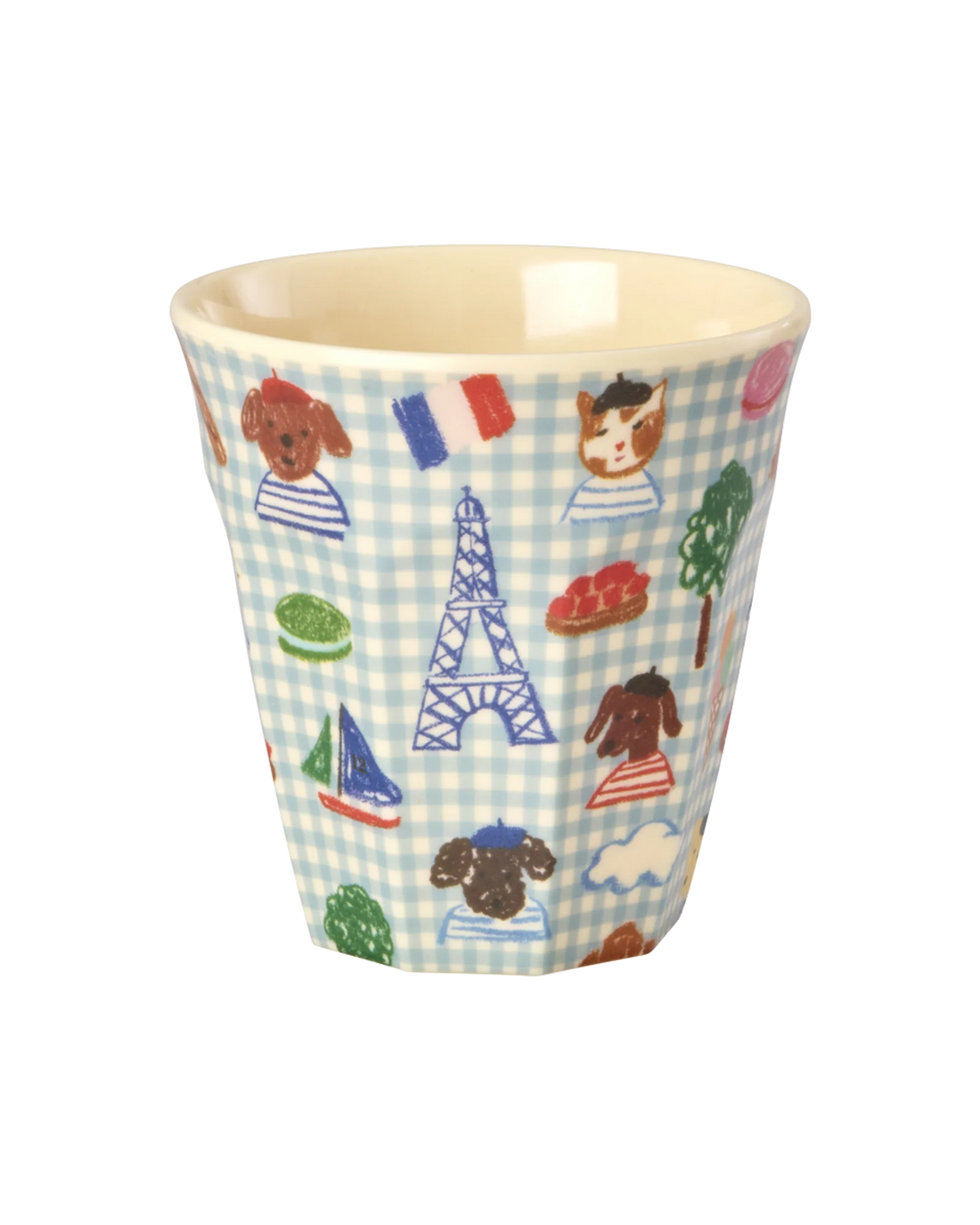 Rice - Melamin Becher Paris 250ml blau