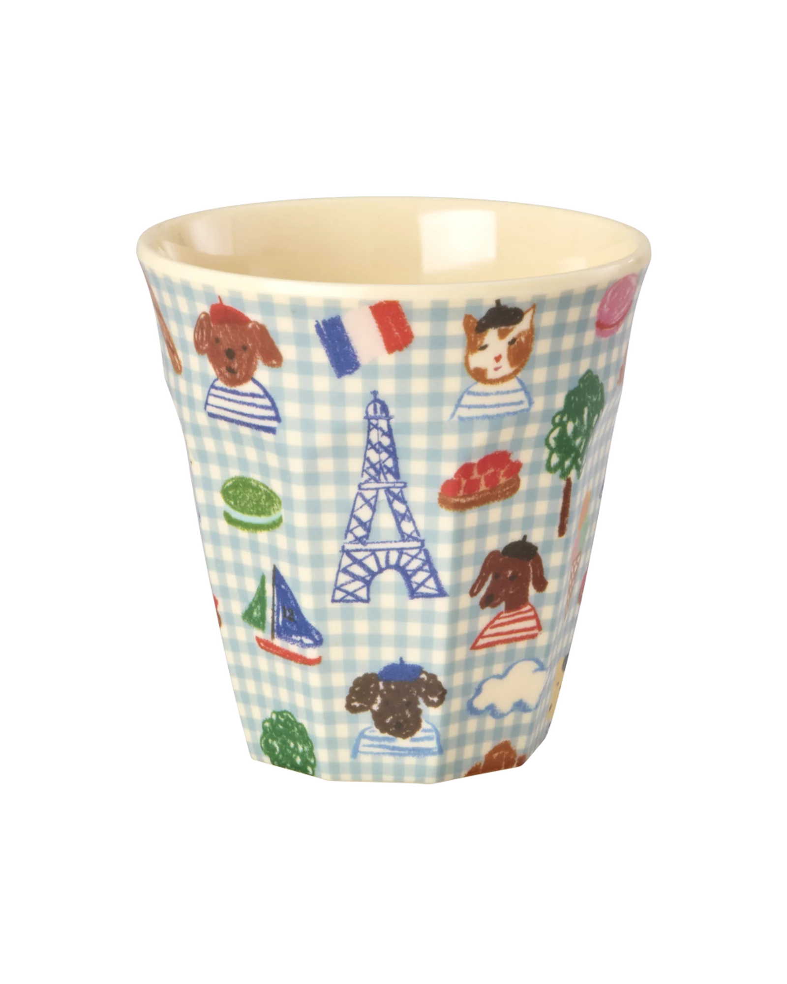 Rice - Melamin Becher Paris 250ml blau