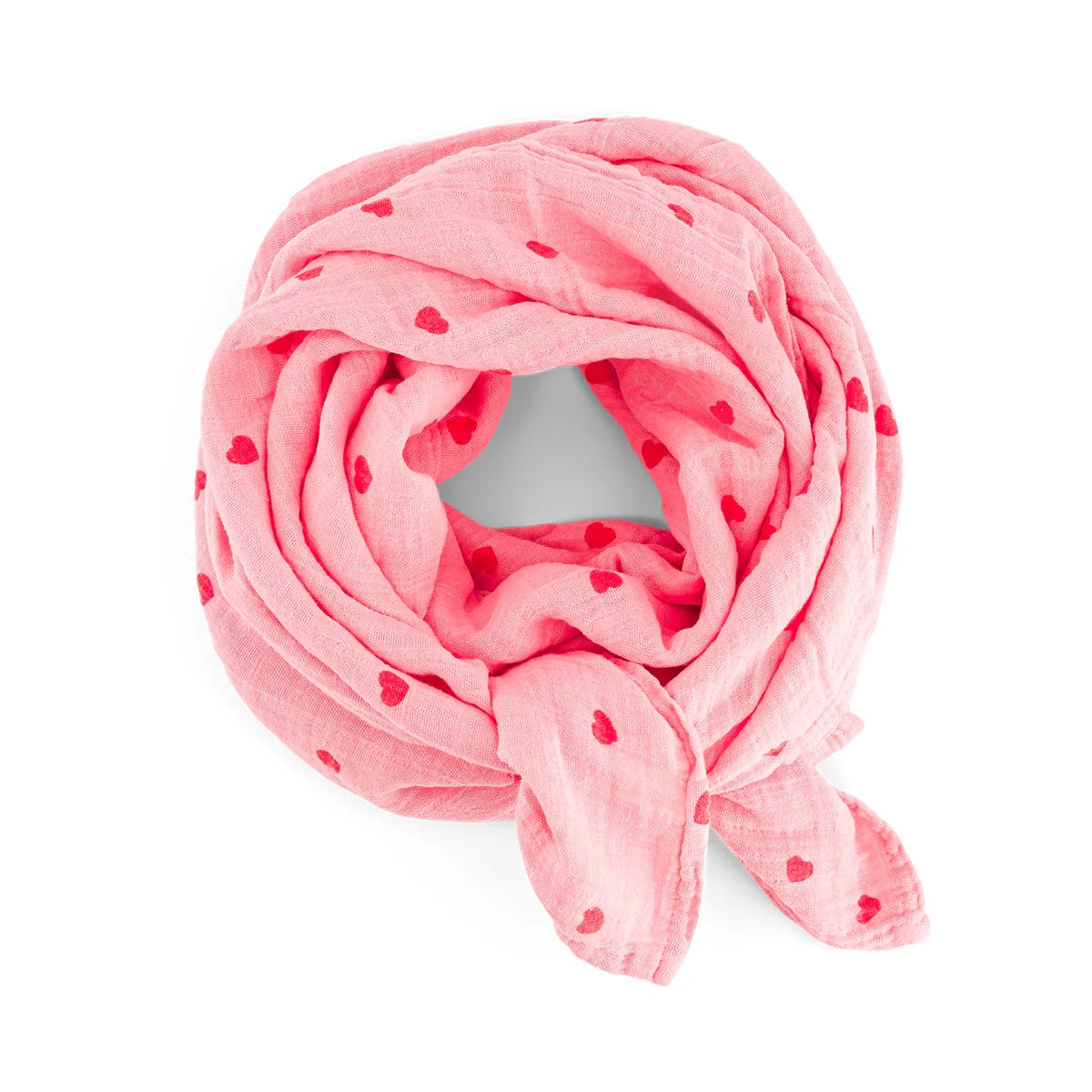 Rose in April - Swaddle Herzen rosa MINI & ME