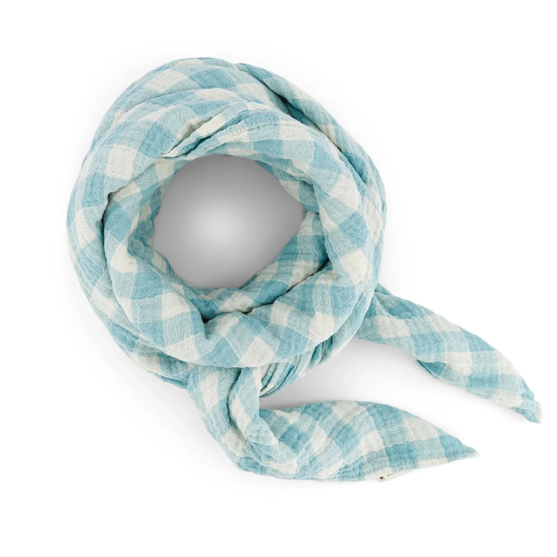 Rose in April - Swaddle karo hellblau MINI & ME