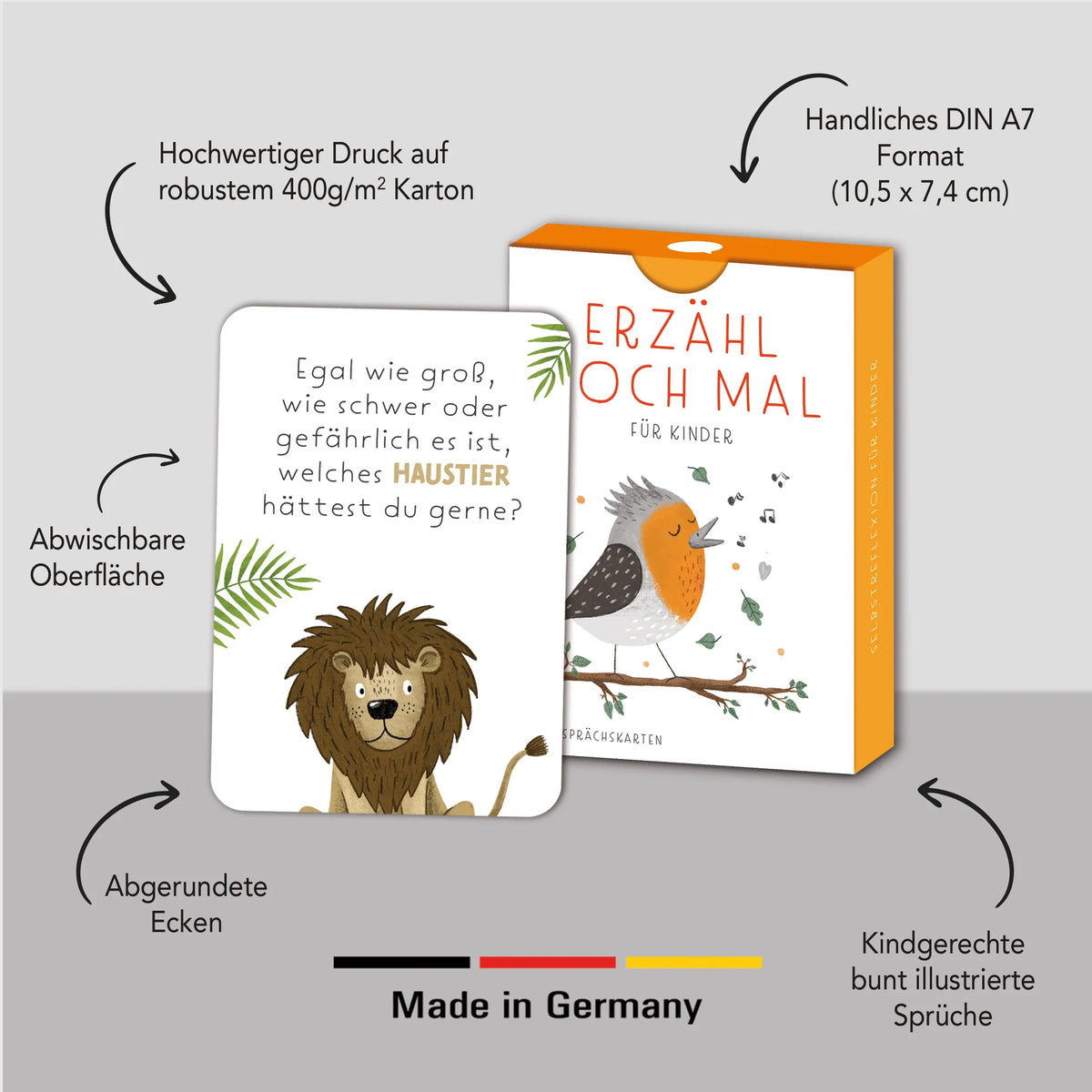 Rüsselfuchs - Kinder Gesprächskarten Erzähl doch mal