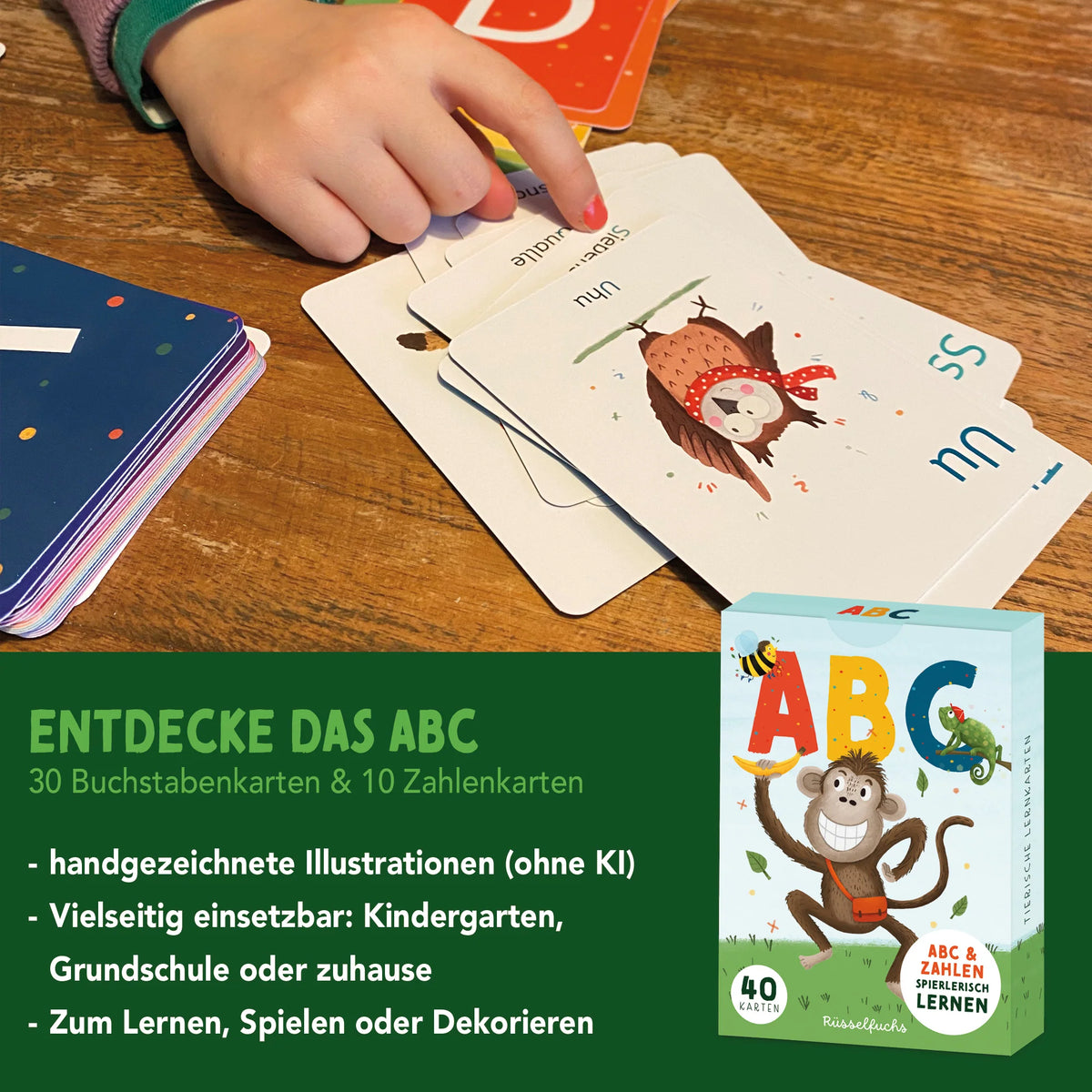 Rüsselfuchs - ABC-Kartenset