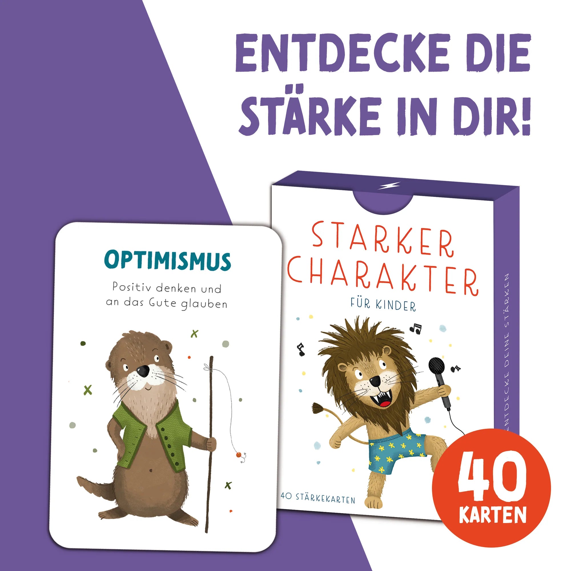Rüsselfuchs - Kinder Stärkekarten starker Charakter