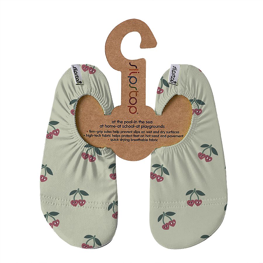 Slipstop - Turn- und Badeschuhe grün Kirsche