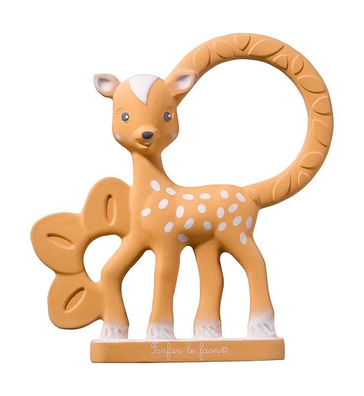 Sophie la girafe - Babybeißring Reh aus Naturkautschuk