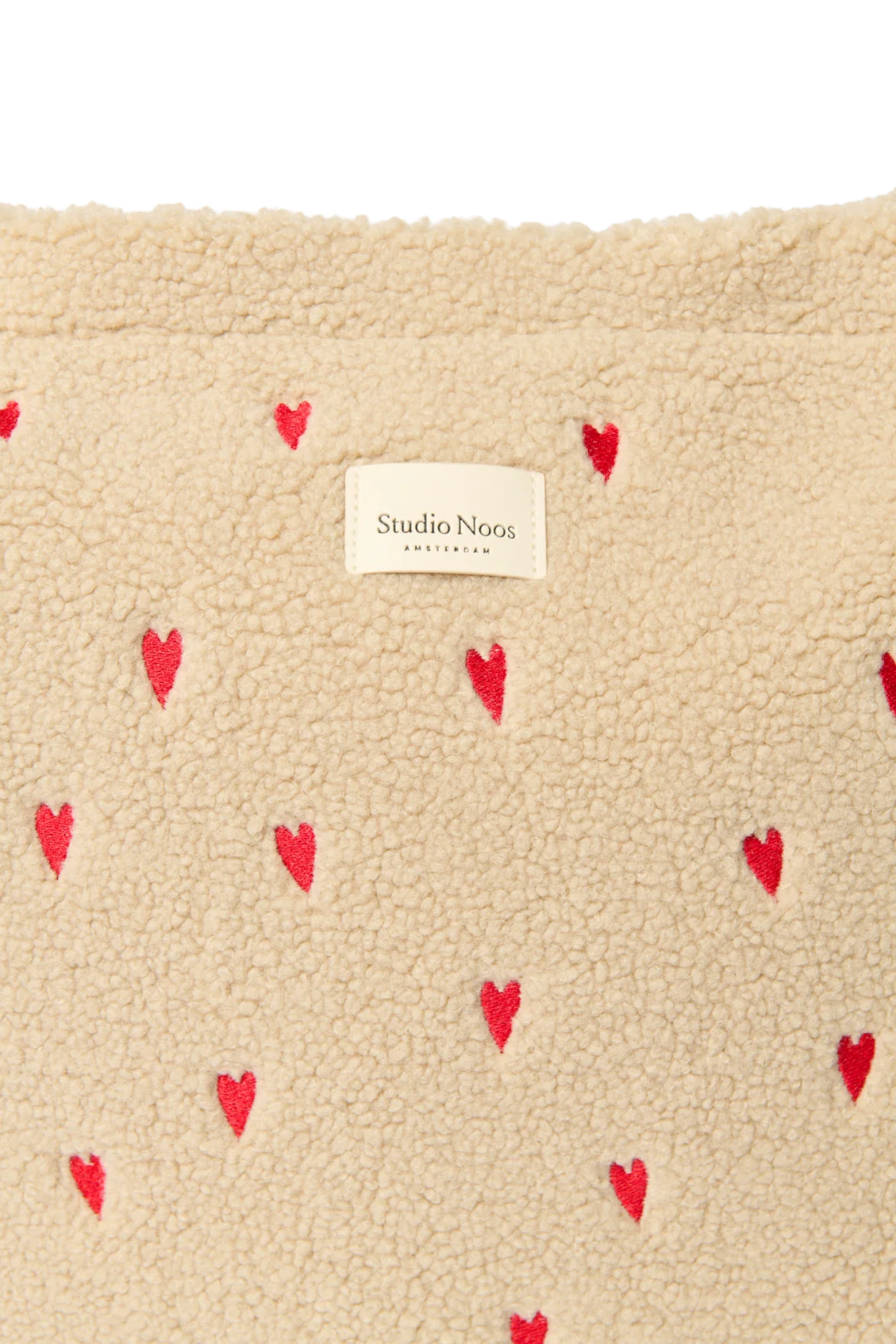 Studio Noos - Teddy Wickeltasche natur Herzen