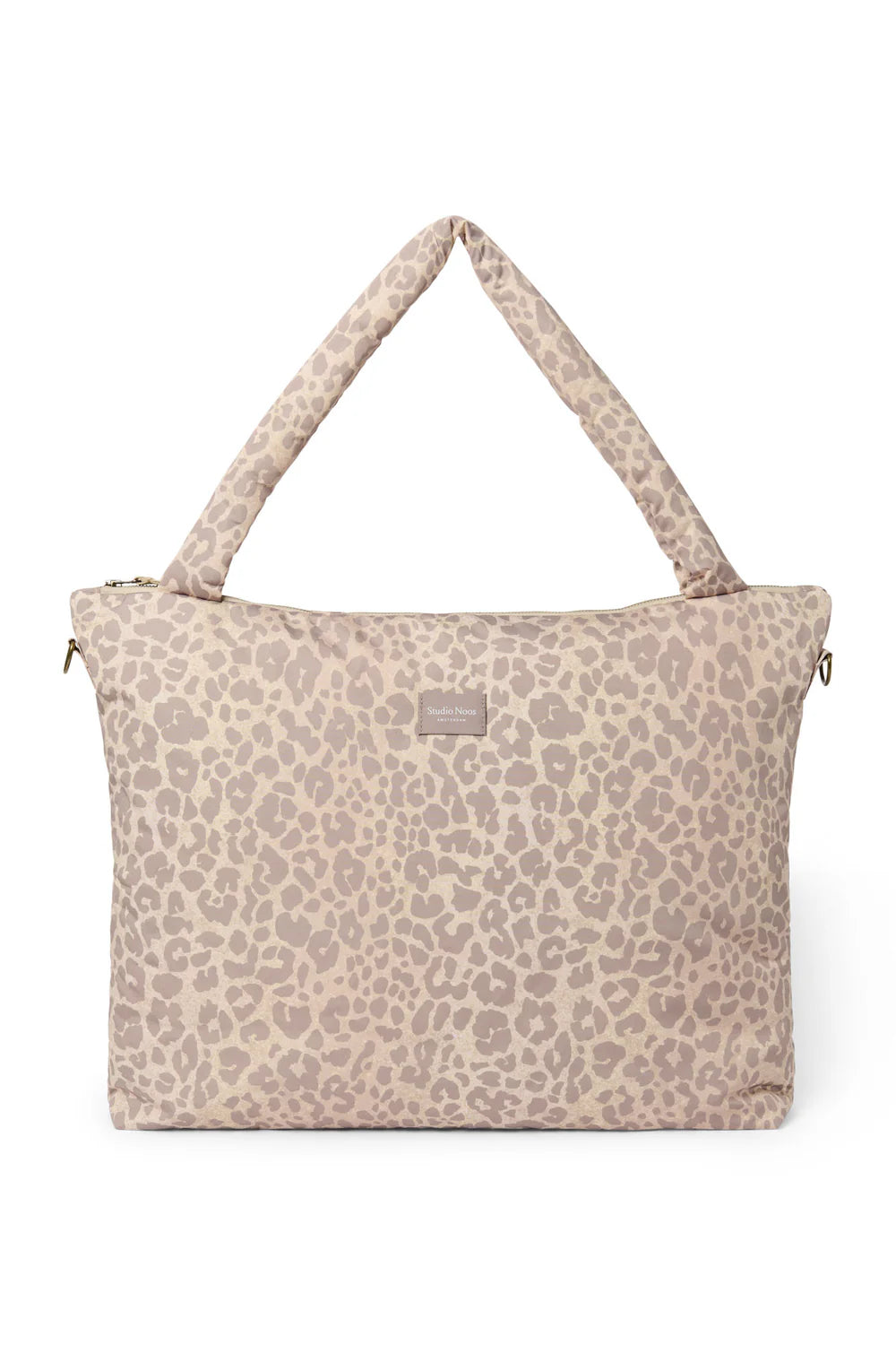 Studio Noos - Beige Leopard Puffy-Wickeltasche