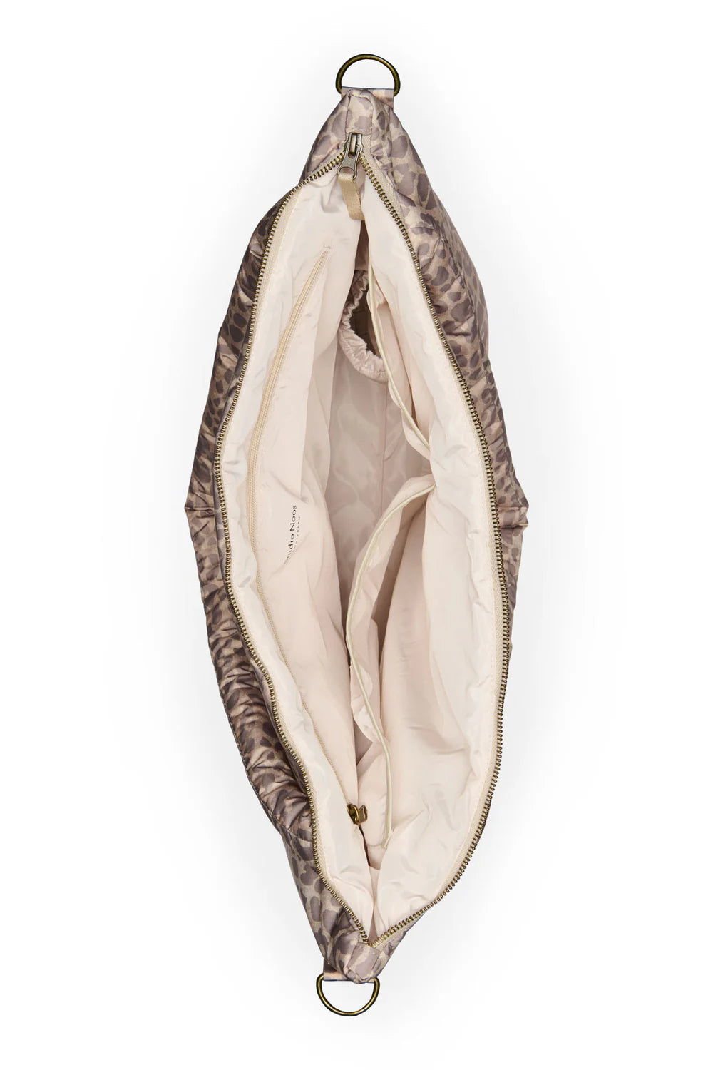 Studio Noos - Beige Leopard Puffy-Wickeltasche