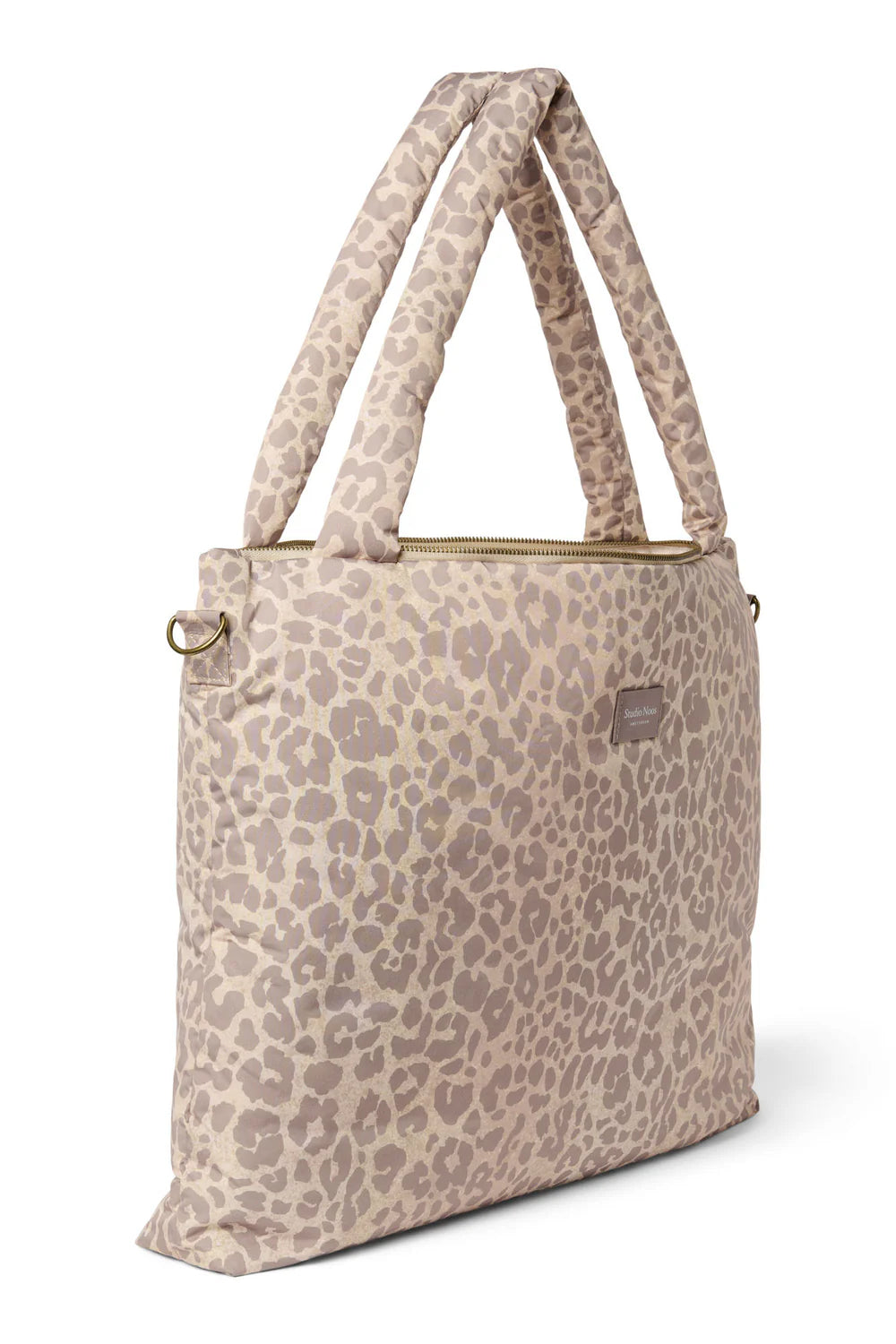 Studio Noos - Beige Leopard Puffy-Wickeltasche