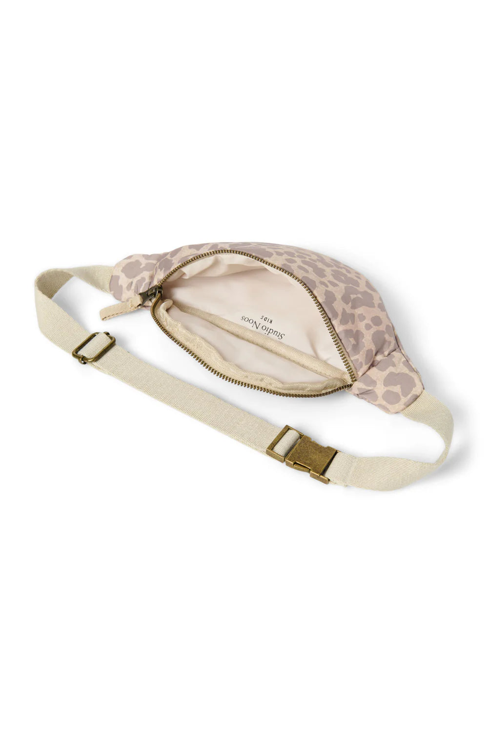 Studio Noos - Kinder Puffer Gürteltasche Beige Leopard MINI & ME