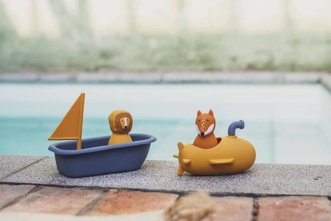 Trixie - Badespielzeug Segelboot / Uboot - Mr. Lion/ Fox