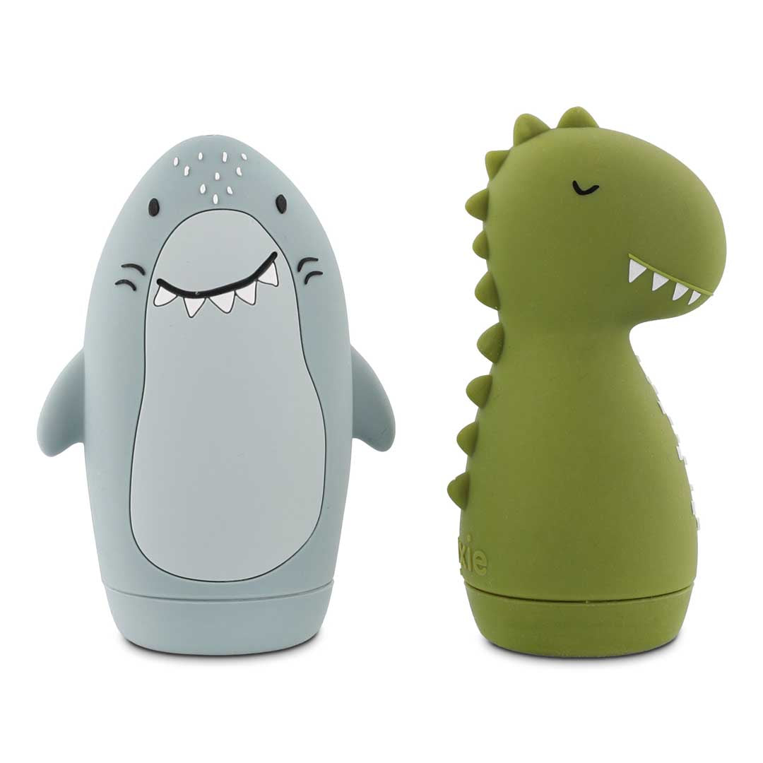 Trixie - Badespielzeug Spritztiere Mr. Shark & Mr. Dino
